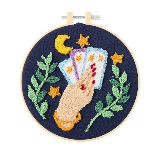6" Tarot Cards Halloween Punch Needle Kit by Loops & Threads®